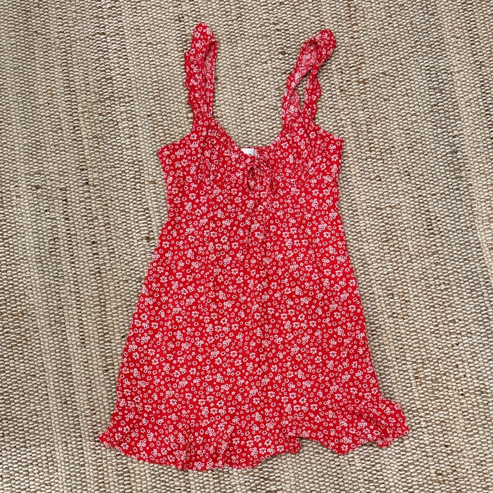 Hello Molly Red Floral Dress